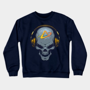 Audiobook Skull Crewneck Sweatshirt